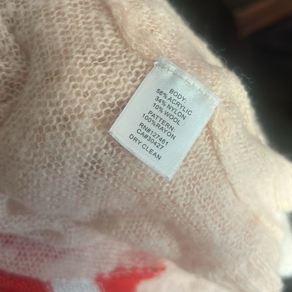 WILDFOX White Label Patriotic Heart Cardigan Sz S - Picture 8 of 8